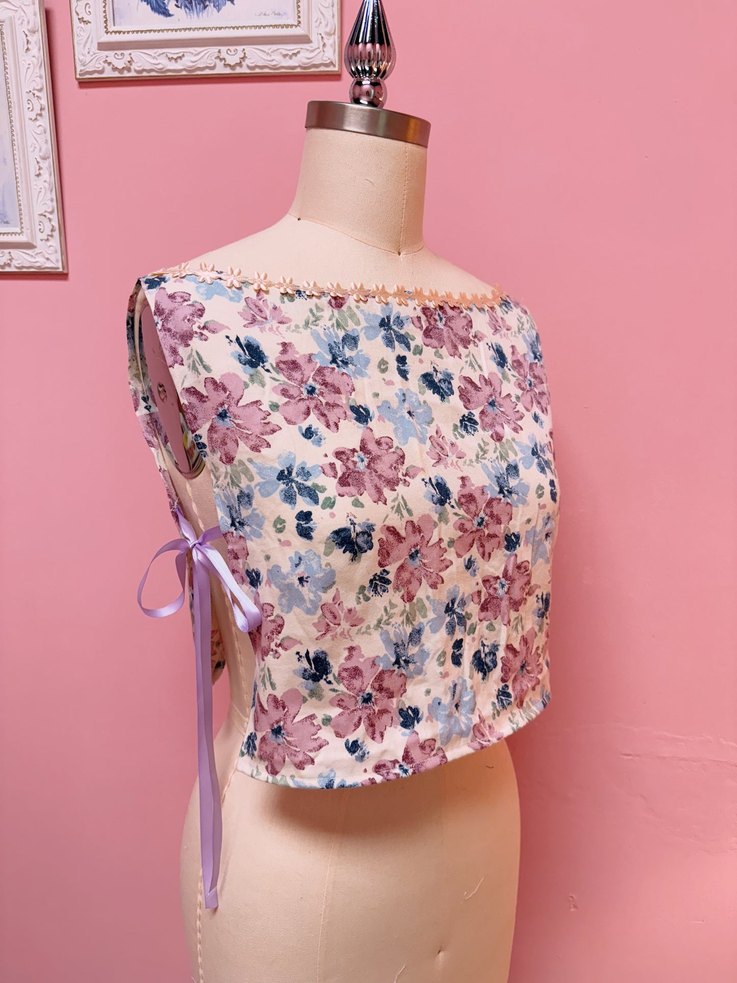 Tie top floral